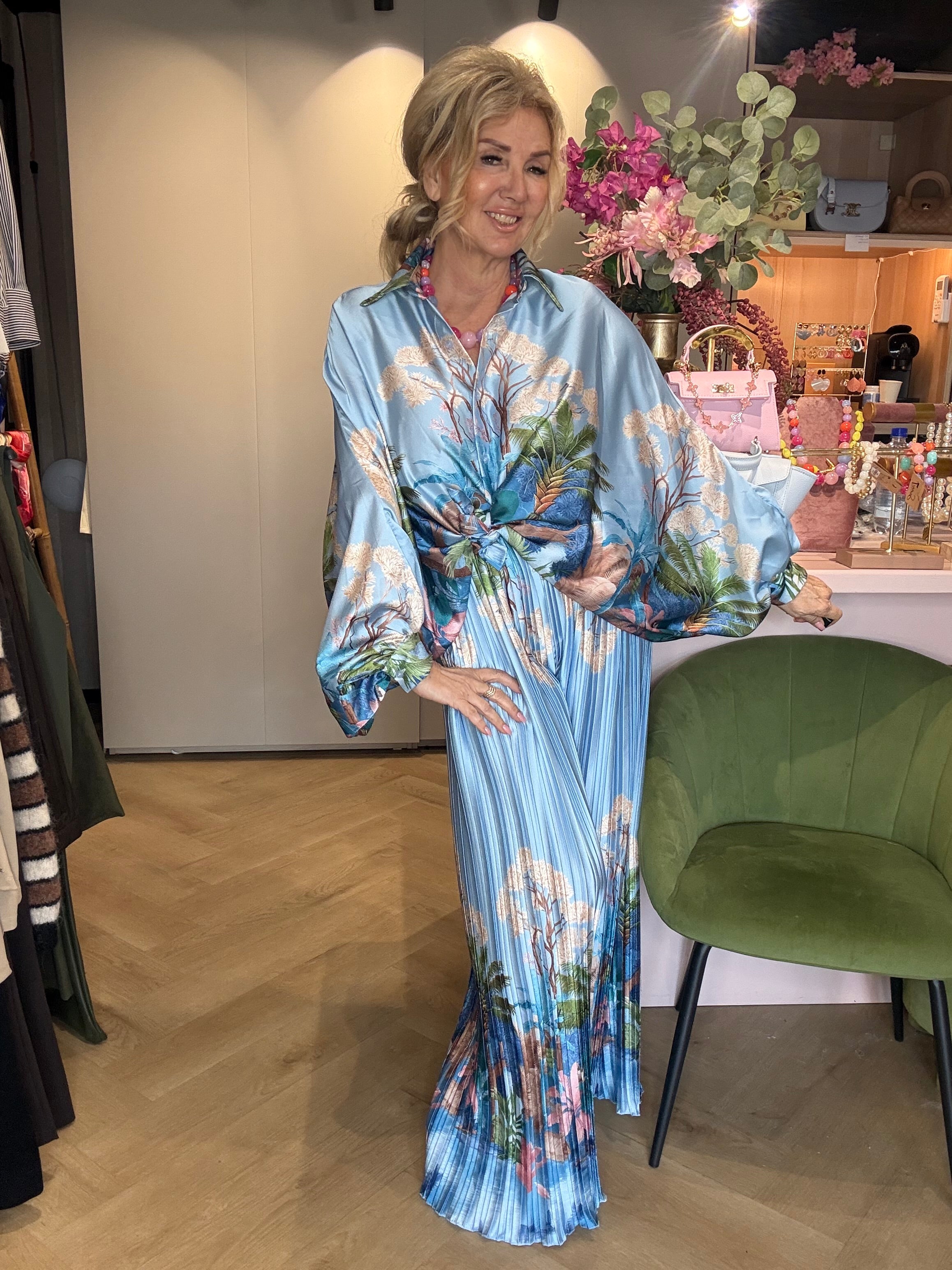 2 Delige Set Tropicana Blauw